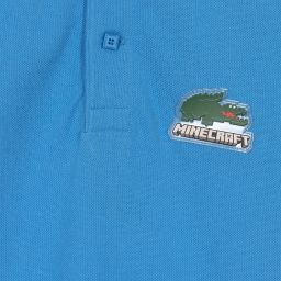 لاكوست-توب بولو قطن عضوي لون أزرق للأولاد | Childrensalon Outlet