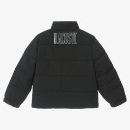لاكوست-جاكيت بافر لون أسود للأولاد | Childrensalon Outlet