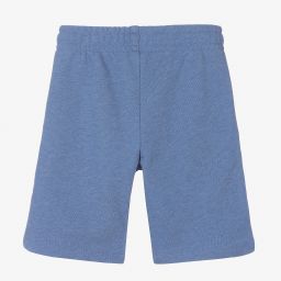 Lacoste-Boys Blue Crocodile Shorts | Childrensalon Outlet