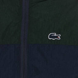 Lacoste-Boys Blue & Green Padded Jacket | Childrensalon Outlet