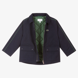 Lacoste-Boys Blue Padded Jacket | Childrensalon Outlet