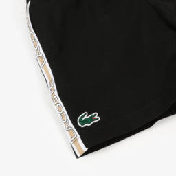 Lacoste-Boys Breathable Black Athletic Shorts | Childrensalon Outlet