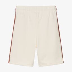Lacoste-Летние кремовые вязаные шорты для мальчиков | Childrensalon Outlet