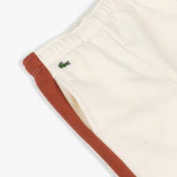 Lacoste-Летние кремовые вязаные шорты для мальчиков | Childrensalon Outlet