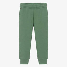 Lacoste-Green Organic Cotton Joggers | Childrensalon Outlet