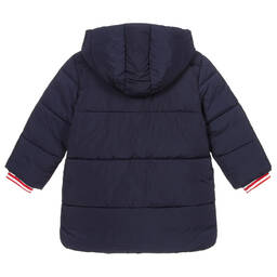 Lacoste - Navy Blue Puffer Coat 