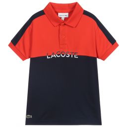 Lacoste-Red Sports Polo Shirt | Childrensalon Outlet