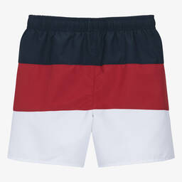Lacoste-Teen Boys Navy Blue Swim Shorts | Childrensalon Outlet