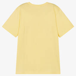 Lacoste-Желтая хлопковая футболка для мальчиков-подростков | Childrensalon Outlet