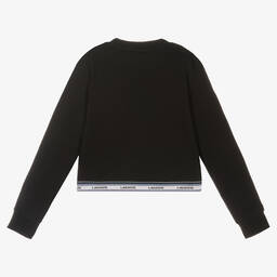 Lacoste-Teen Girls Black Sweatshirt | Childrensalon Outlet