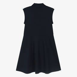 Lacoste-فستان بولو قطن بيكيه لون كحلي للمراهقات | Childrensalon Outlet