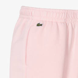 Lacoste-Teen Girls Pink Cotton Joggers | Childrensalon Outlet