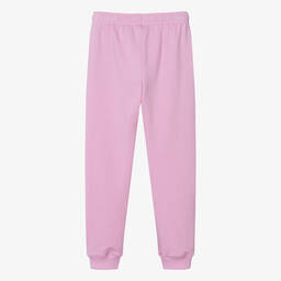 Lacoste-Teen Girls Pink Organic Cotton Joggers | Childrensalon Outlet