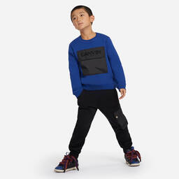 Lanvin-Boys Black Milano Jersey Joggers | Childrensalon Outlet