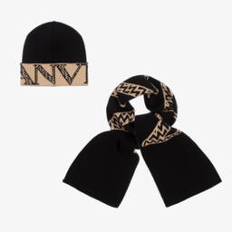 Lanvin-Boys Cotton Knit Hat and Scarf | Childrensalon Outlet