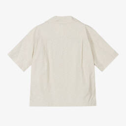 Lanvin-Кремовая хлопковая рубашка поплин для мальчиков | Childrensalon Outlet