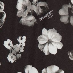 Lanvin-Girls Black Floral Trousers  | Childrensalon Outlet