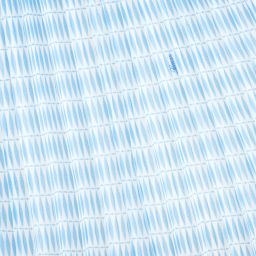 Lanvin-Girls Blue Pleated Long Skirt  | Childrensalon Outlet