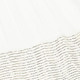 Lanvin-Girls Elegant Ivory Satin Frock | Childrensalon Outlet