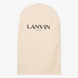 Lanvin-Girls Elegant Ivory Satin Frock | Childrensalon Outlet
