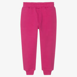 Lanvin-Girls Fuchsia Pink Joggers | Childrensalon Outlet