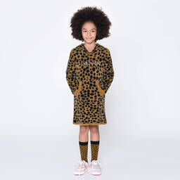 Lanvin-Платье с леопардовым принтом для девочек | Childrensalon Outlet