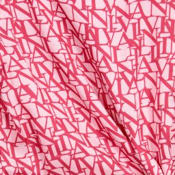 Lanvin-Girls Pink Satin Zip-Up Jacket | Childrensalon Outlet