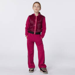 Lanvin-Girls Pink Sequin Milano Jacket | Childrensalon Outlet