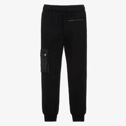 Lanvin-Teen Boys Black Jersey Joggers | Childrensalon Outlet
