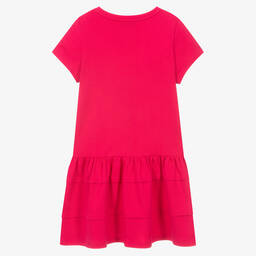 Lanvin-Teen Girls Pink Logo Dress | Childrensalon Outlet