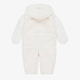 لابين هاوس-أوفرول شتوي تاكتيل بوجهين لون عاجي للمولودات | Childrensalon Outlet