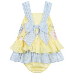 robe jaune bebe
