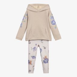 Lapin House-Бежевый комплект из плюша с легинсами | Childrensalon Outlet