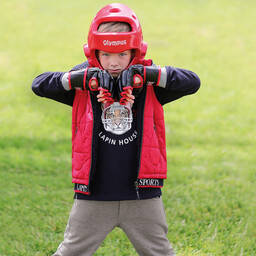 Lapin House-Blue & Grey Tiger Tracksuit | Childrensalon Outlet