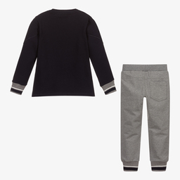 Lapin House-Blue & Grey Tiger Tracksuit | Childrensalon Outlet