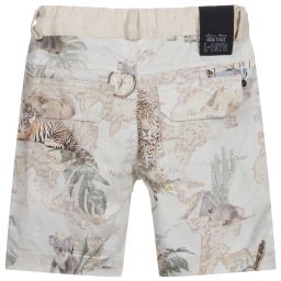Lapin House-Boys Beige Shorts  | Childrensalon Outlet