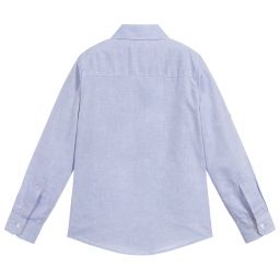 Lapin House-Boys Blue Cotton Shirt | Childrensalon Outlet