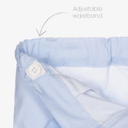 Lapin House-Белый топ и голубые шорты из хлопка для мальчиков | Childrensalon Outlet