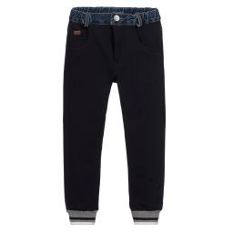 Lapin House-Boys Blue Cotton Trousers | Childrensalon Outlet