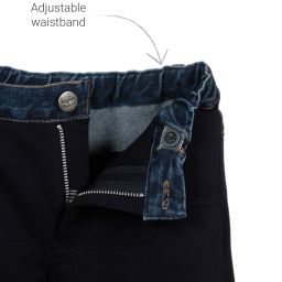 Lapin House-Boys Blue Cotton Trousers | Childrensalon Outlet