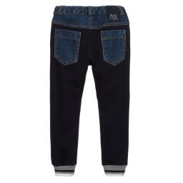 Lapin House-Boys Blue Cotton Trousers | Childrensalon Outlet