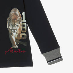 Lapin House-Boys Blue & Grey Cotton Joggers Set | Childrensalon Outlet