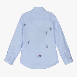 Lapin House-Boys Blue Knights Shirt | Childrensalon Outlet