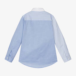 Lapin House-Хлопковая рубашка в голубую полоску для мальчиков | Childrensalon Outlet