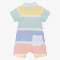 Lapin House-شورت قطني مخطط أزرق للأولاد | Childrensalon Outlet