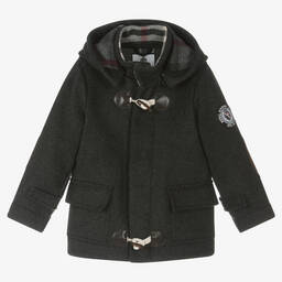 Lapin House-Темно-серый шерстяной дафлкот для мальчиков | Childrensalon Outlet