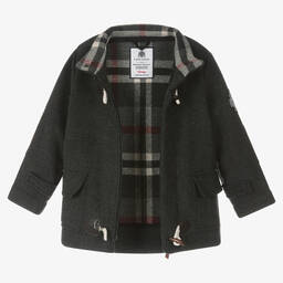Lapin House-Темно-серый шерстяной дафлкот для мальчиков | Childrensalon Outlet
