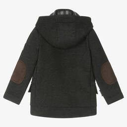 Lapin House-Темно-серый шерстяной дафлкот для мальчиков | Childrensalon Outlet