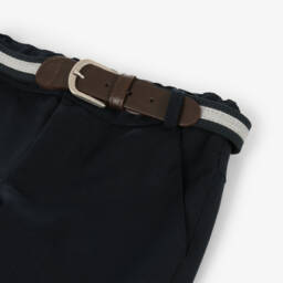 Lapin House-Boys Classic Navy Cotton Trousers | Childrensalon Outlet