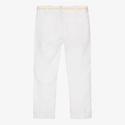 Lapin House-بنطلون كتان نقي بحزام للأولاد | Childrensalon Outlet